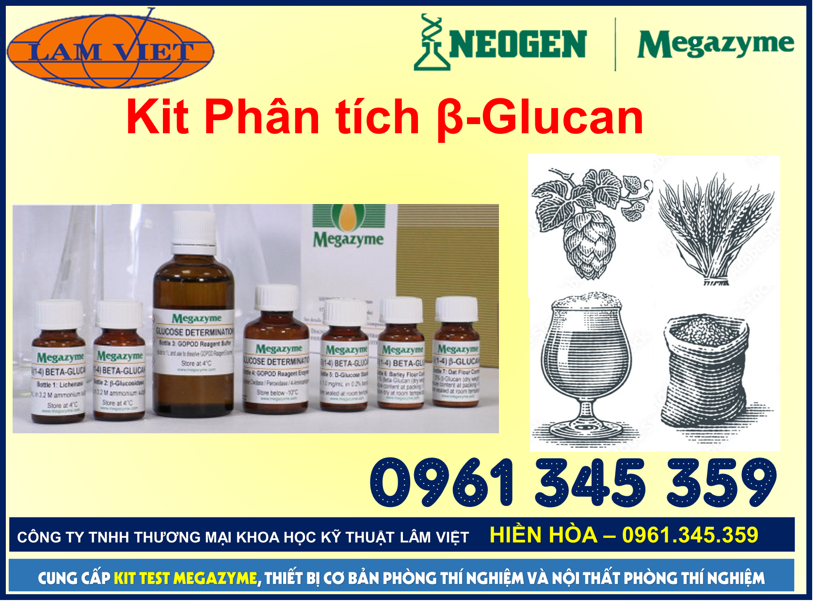 Kit phân tích B-glucan