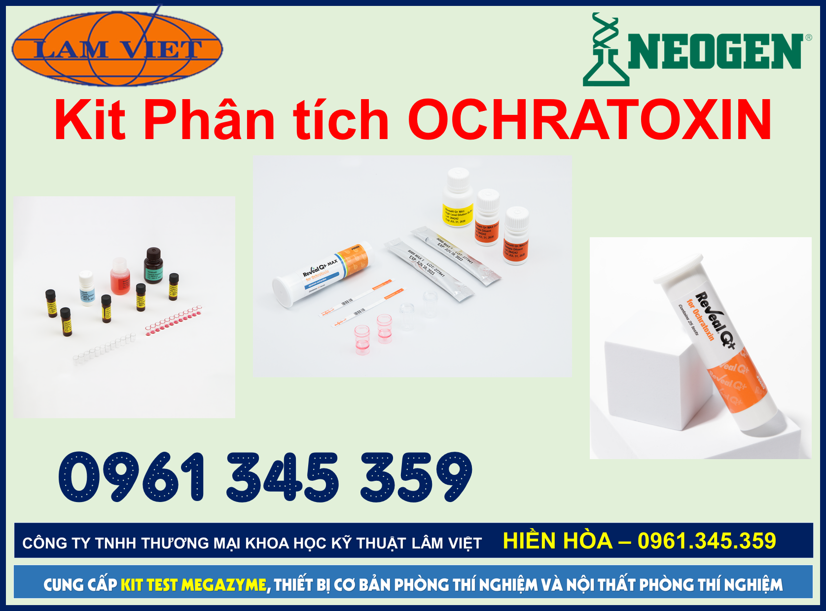 Kit thử độc tố OCHRATOXIN hãng NEOGEN