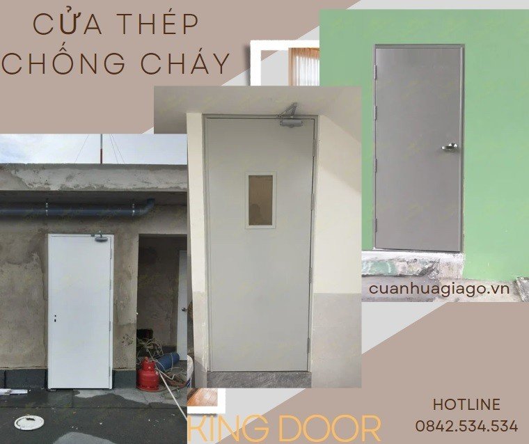 Cửa thép chống cháy 60 phút, 90 phút, 120 phút