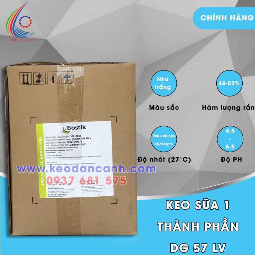 CUNG CẤP KEO SỮA 1 THÀNH PHẦN BOSTIK DG57LV GIÁ TỐT TẠI QUẬN 6