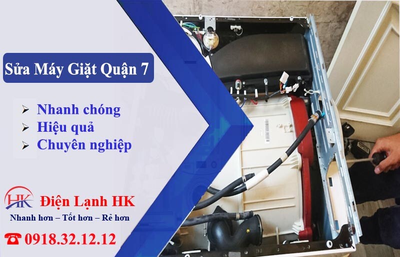 Sửa Máy Giặt Quận 7 - Điện Lạnh HK Đối Tác Đáng Tin Cậy Của Bạn