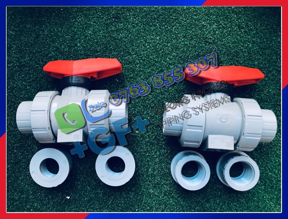 GF 546 Pro CPVC/EDPM/FKM DN10-DN100 , Van bi nhựa , GF Piping Vietnam