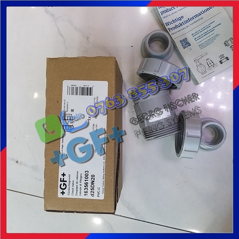 Van 1 chiều GF , GF 561 CPVC/EPDM DN20 , GF Piping Vietnam ,