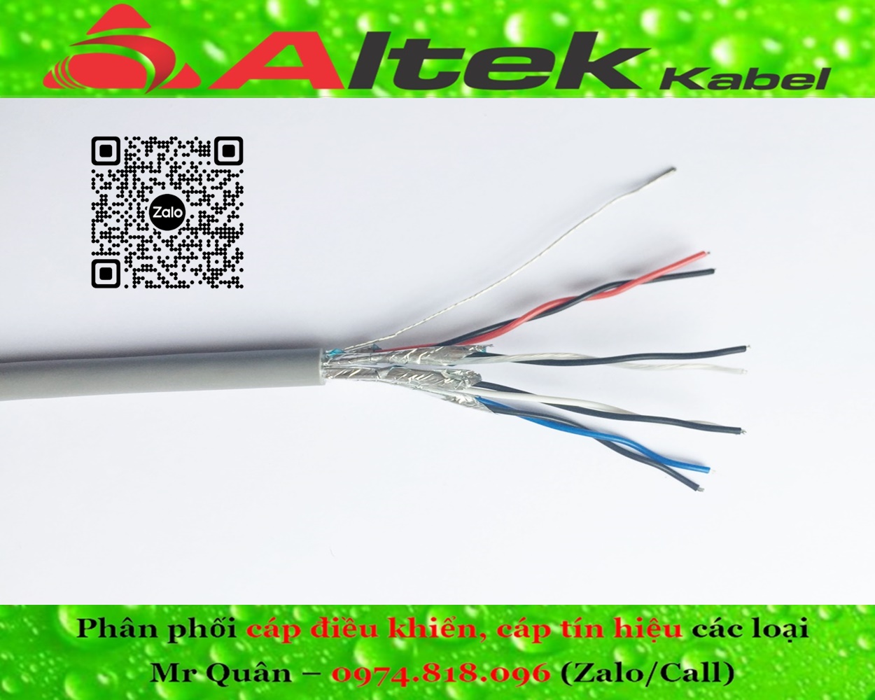 Cáp tín hiệu vặn xoắn RS485 Altek Kabel