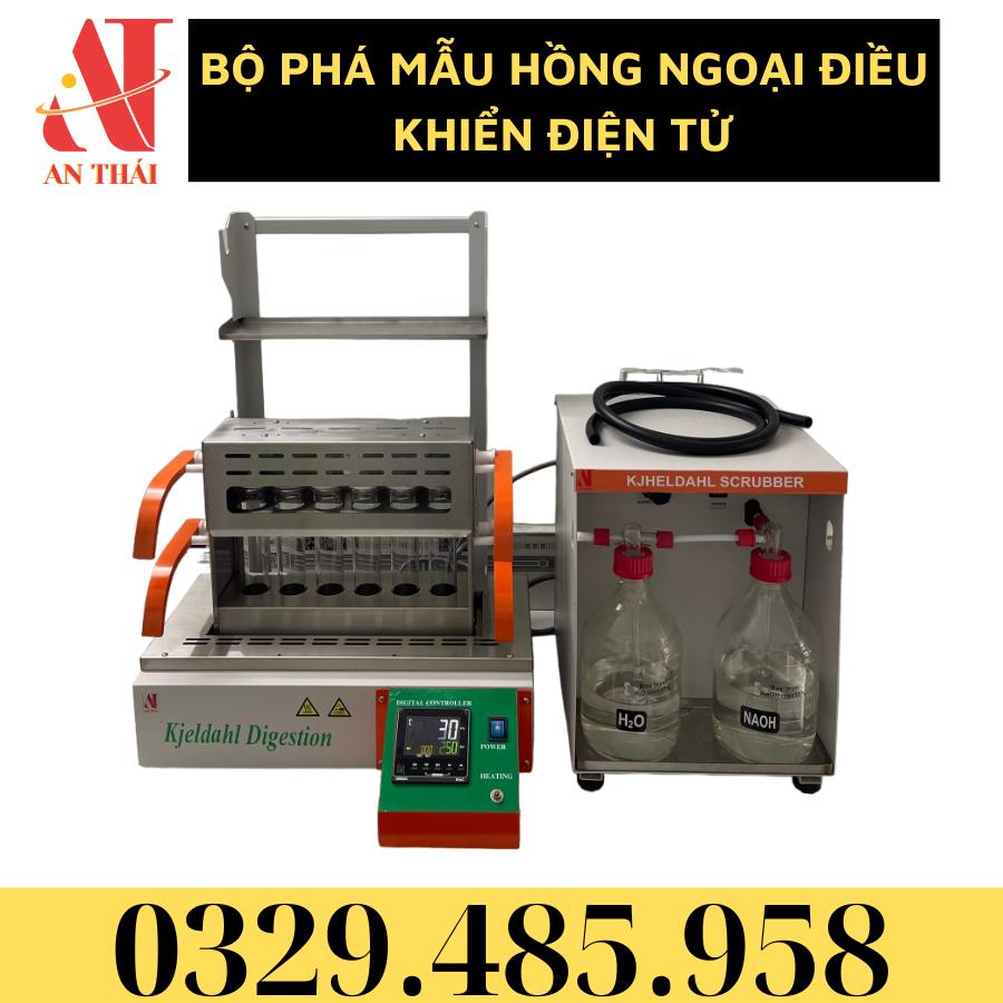 MÁY PHÁ MẪU HỒNG NGOẠI ĐIỀU KHIỂN BẰNG ĐIỆN TỬ 6 VỊ TRÍ