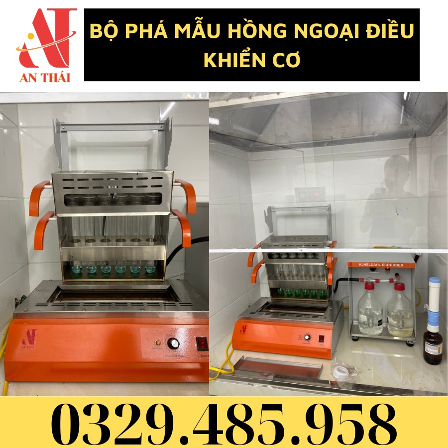 MÁY PHÁ MẪU HỒNG NGOẠI ĐIỀU KHIỂN BẰNG ĐIỆN TỬ 6 VỊ TRÍ