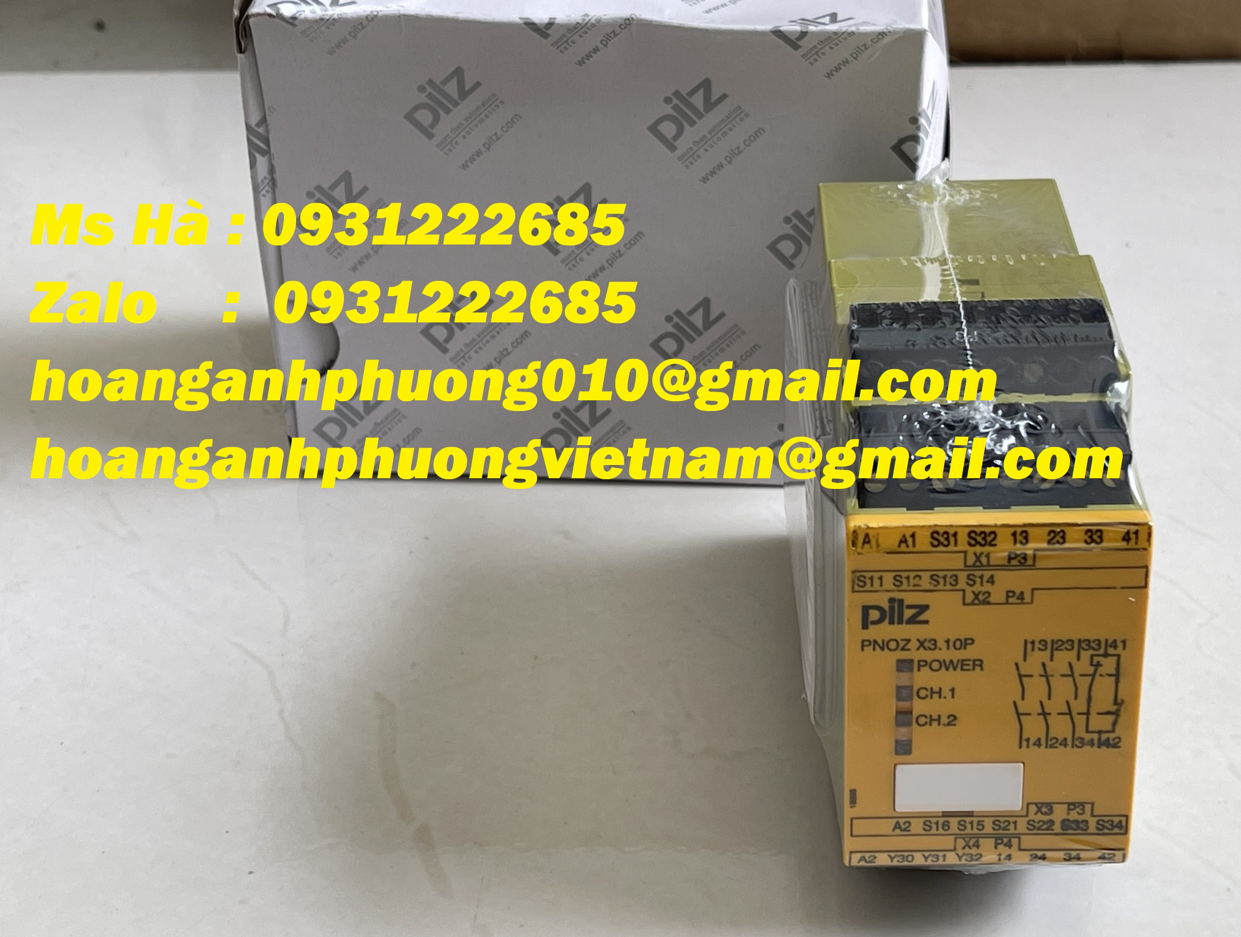 PILZ PNOZ X3.10P dòng rờ le an toàn ( 777314)