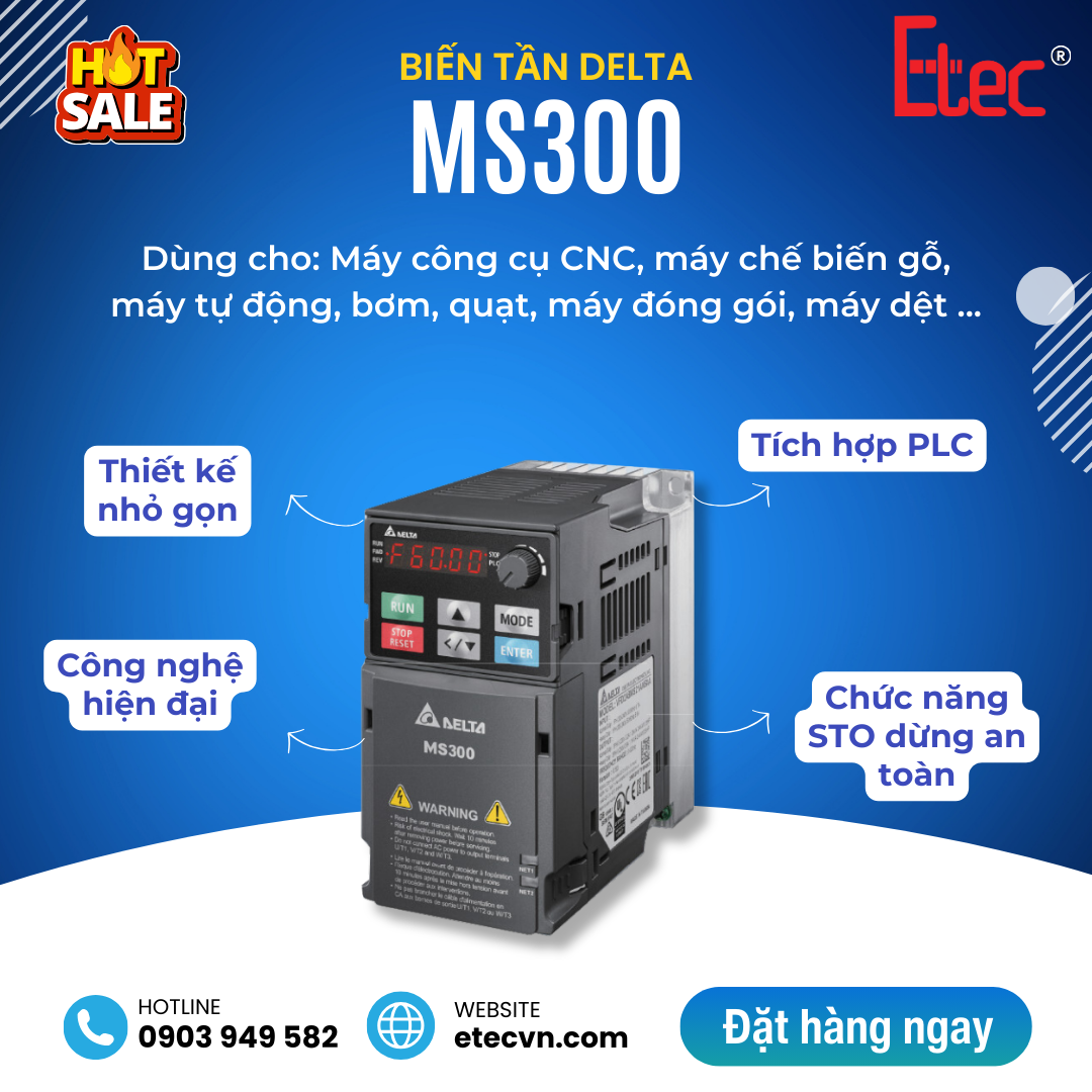 BIẾN TẦN DELTA MS300