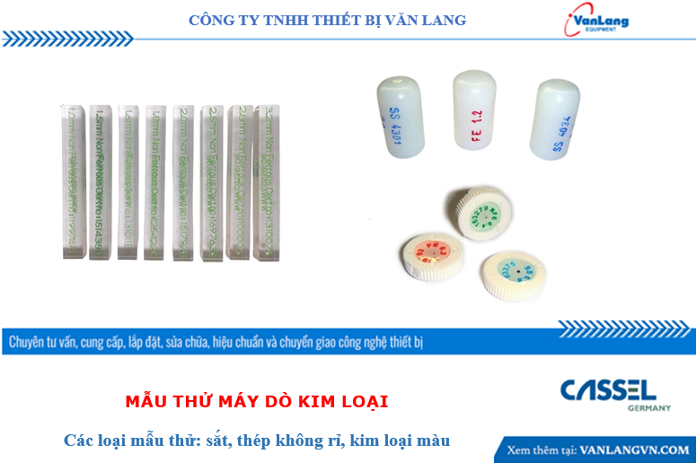 CUNG CẤP MẪU THỬ CHO MÁY DÒ KIM LOẠI