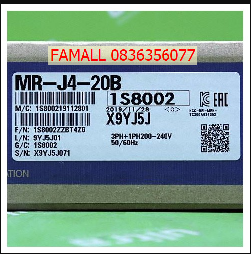 MR-J4-20B Bộ khuếch đại servo Mitsubishi