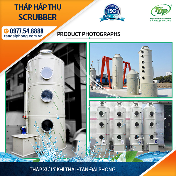 Tháp Hấp Thụ Bằng Nhựa PP TĐP