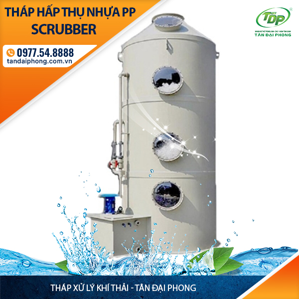 Xử Lý Khí Thải Tháp Hấp Thụ Bằng Tân Đại Phong