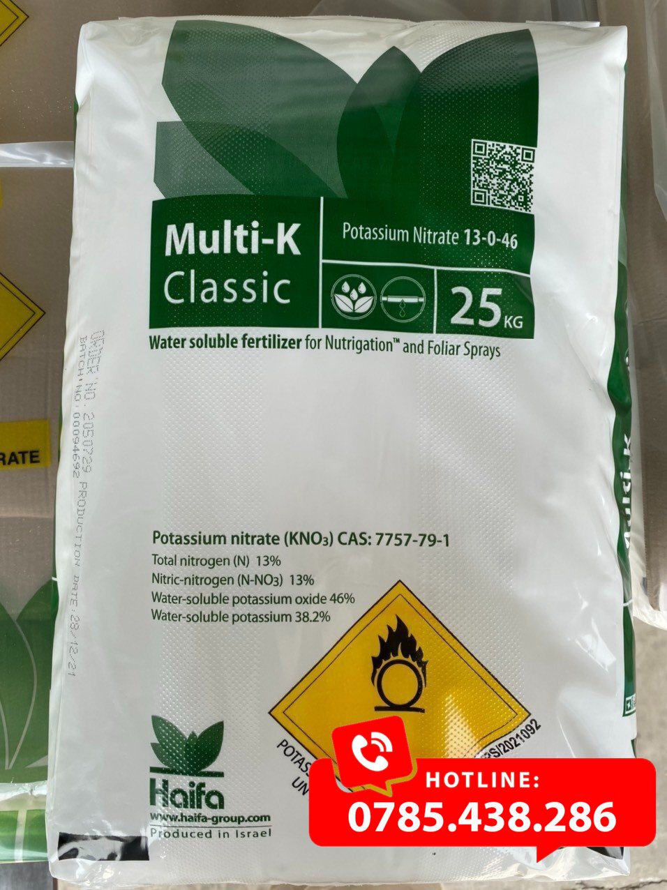 Phân Bón Potassium Nitrate (KNO3) – Kali nitrat