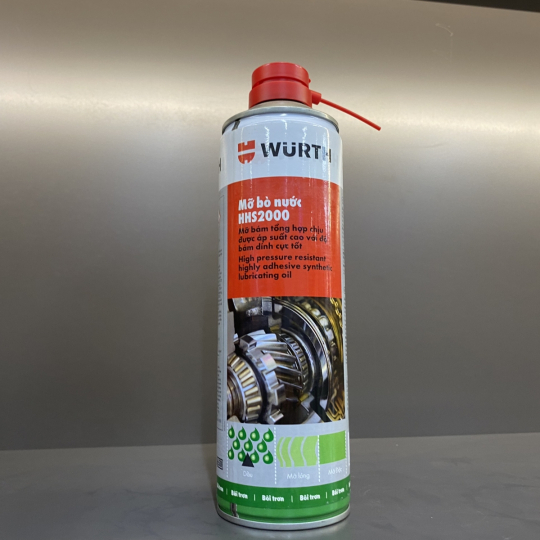 Mỡ bò nước Wurth HHS 2000 Adhesive lubricant 500ml