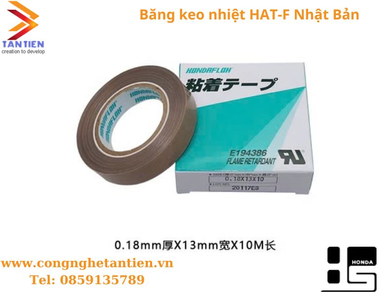 Băng keo chịu nhiệt HAT-F18-13 Nhật Bản