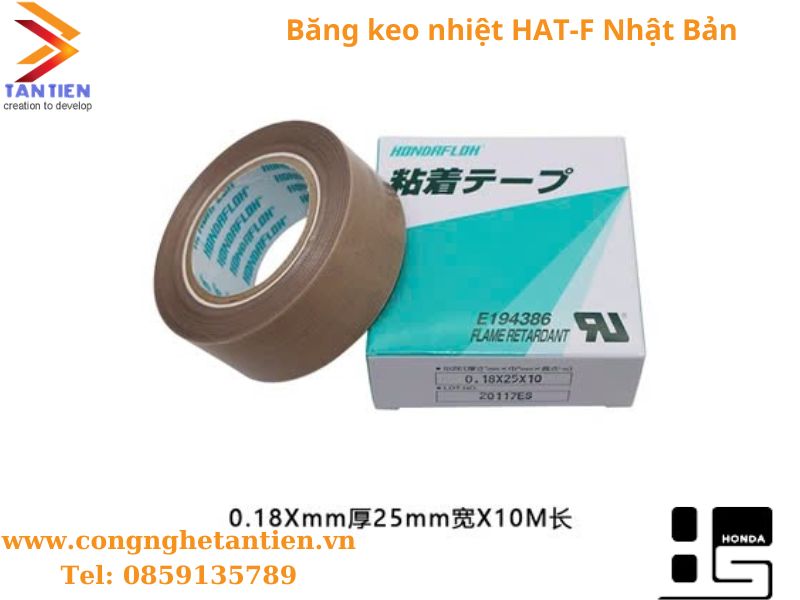 Băng keo nhiệt HAT-F18-25 Nhật Bản