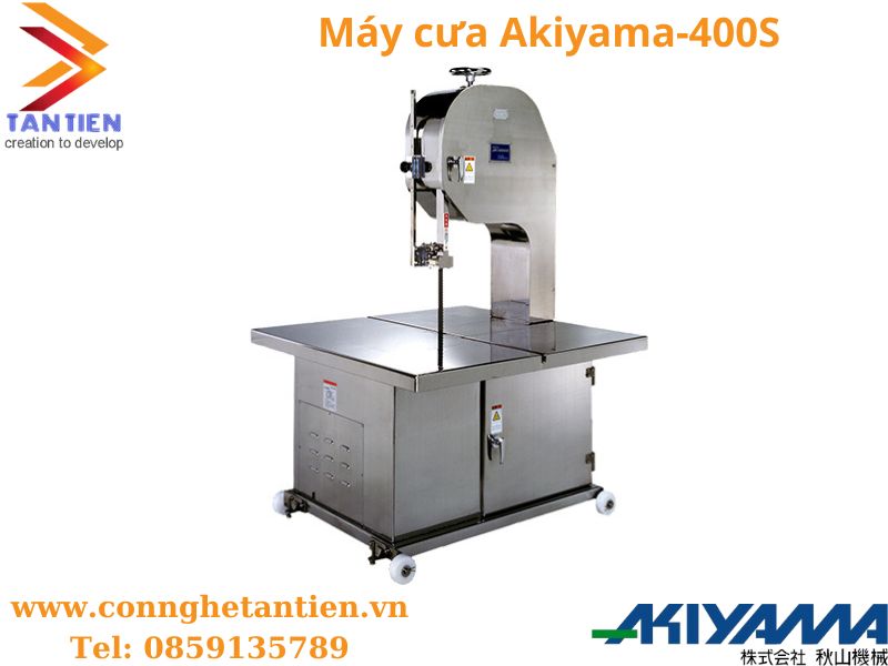 Máy cưa thực phẩm Akiyama 400 S Nhật Bản