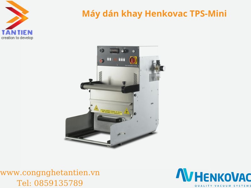 Máy dán khay Henkovac TPS-MINI