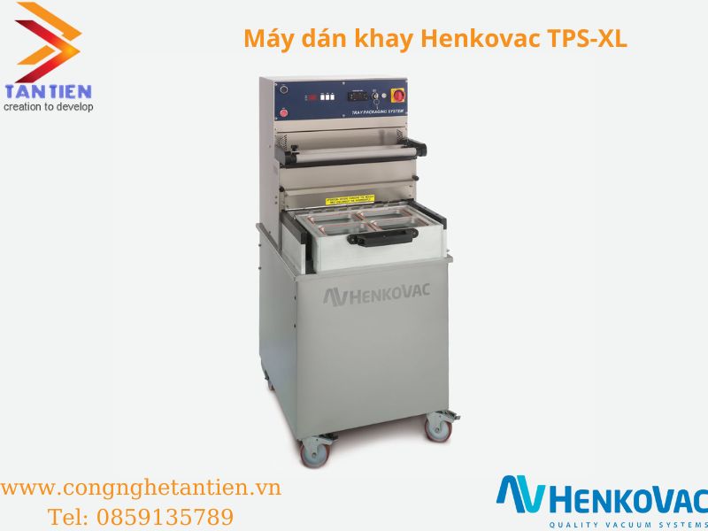 Máy dán khay Henkovac TPS-XL