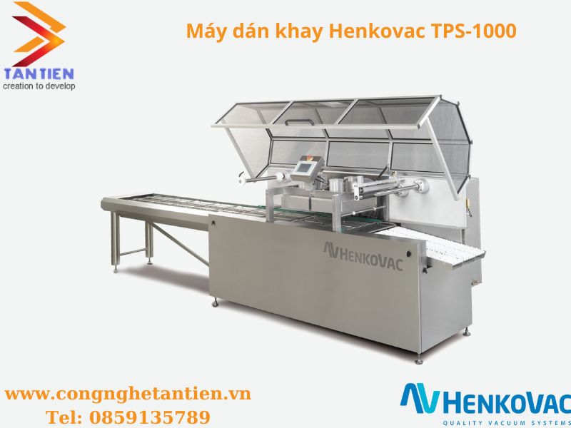 Máy dán khay tự động Henkovac TPS 1000