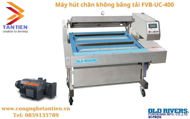 Máy hút chân không băng tải FVB-UC-400