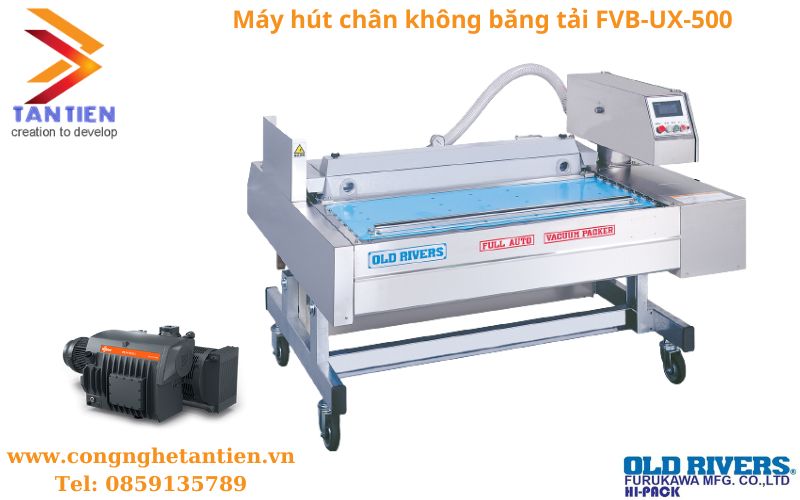 Máy hút chân không băng tải FVB-UX-500