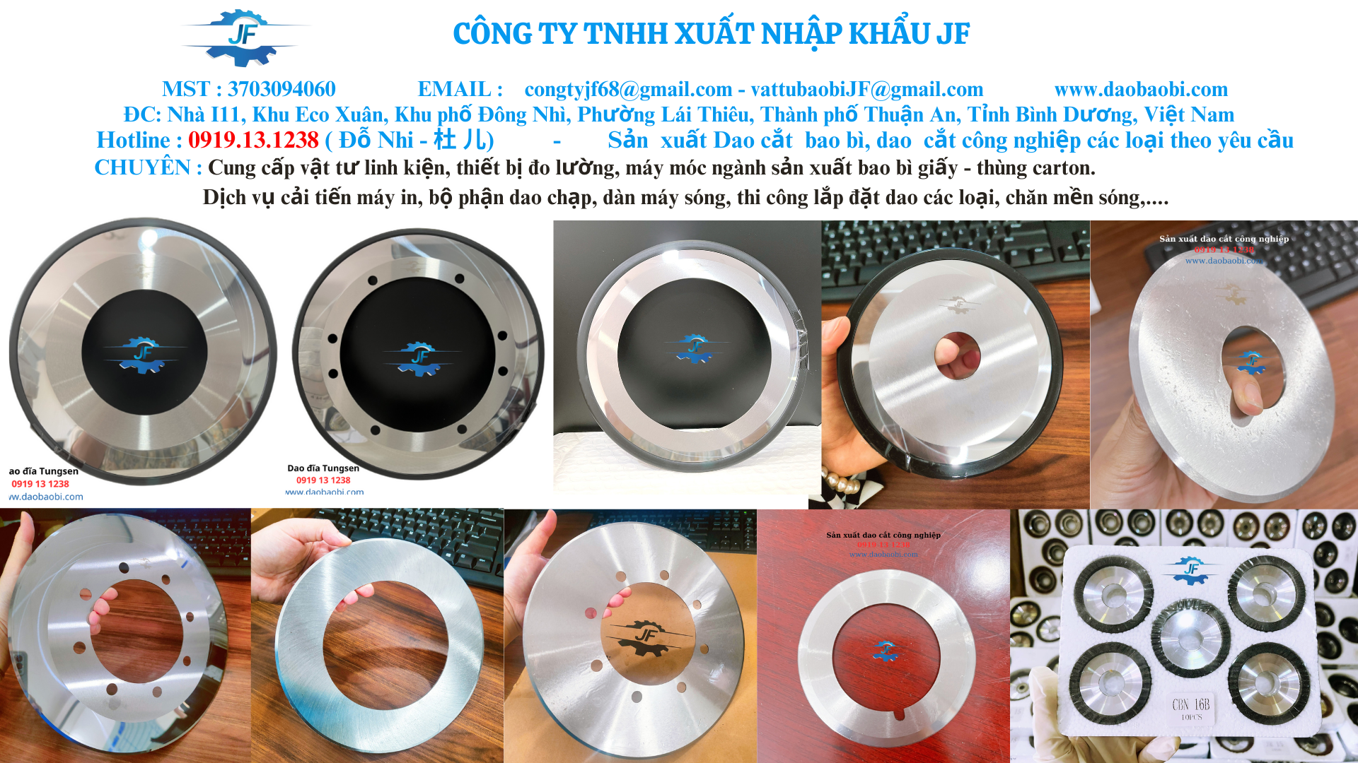 Dao xả đĩa thép hợp kim, dao tungsten, đá mài dao, dao thép gió