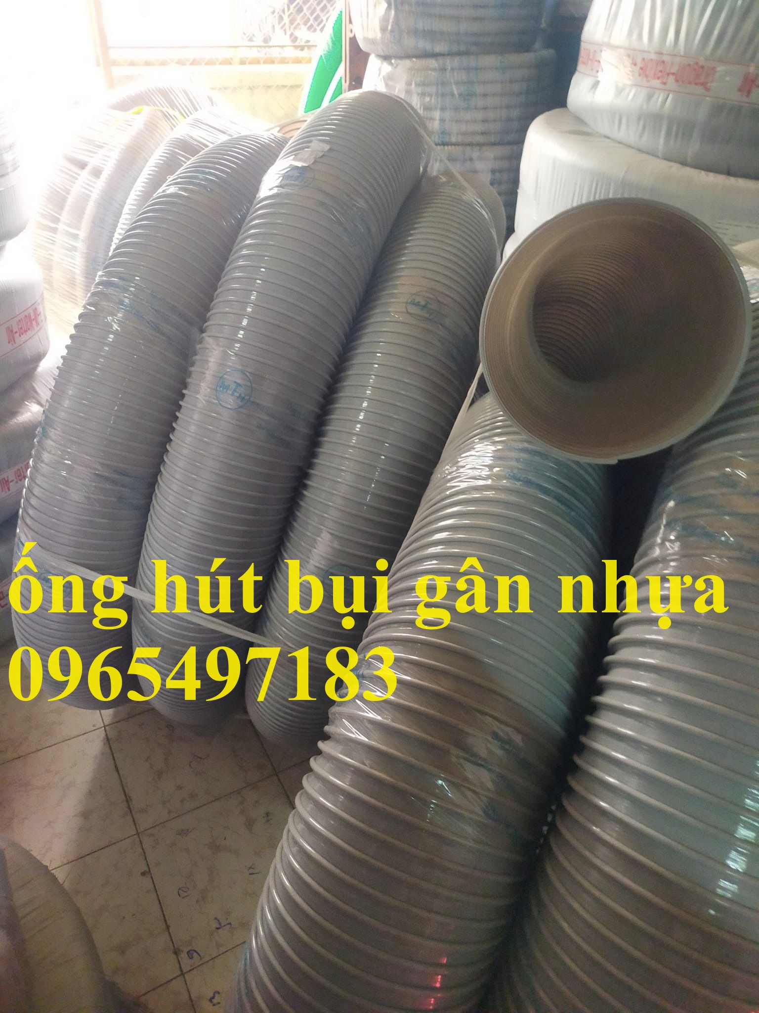 Ống Hút Bụi Gân Nhựa Giá Rẻ Phi 34 - Phi 300 Có Sẵn Giao Hàng Toàn Quốc