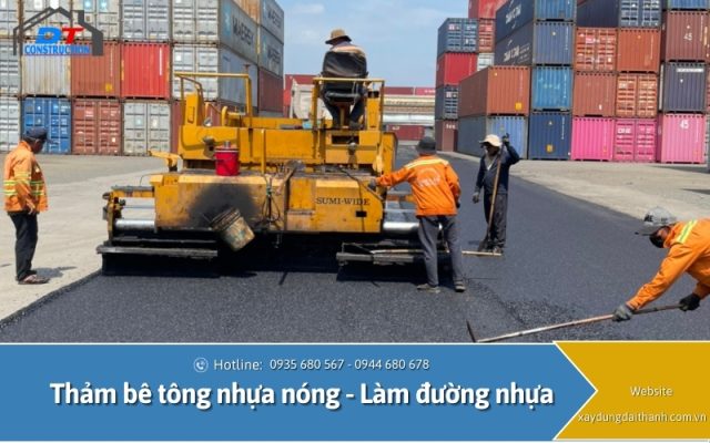 Nhà thầu chuyên thi công thảm bê tông nhựa nóng giá tốt nhất tại LONG AN