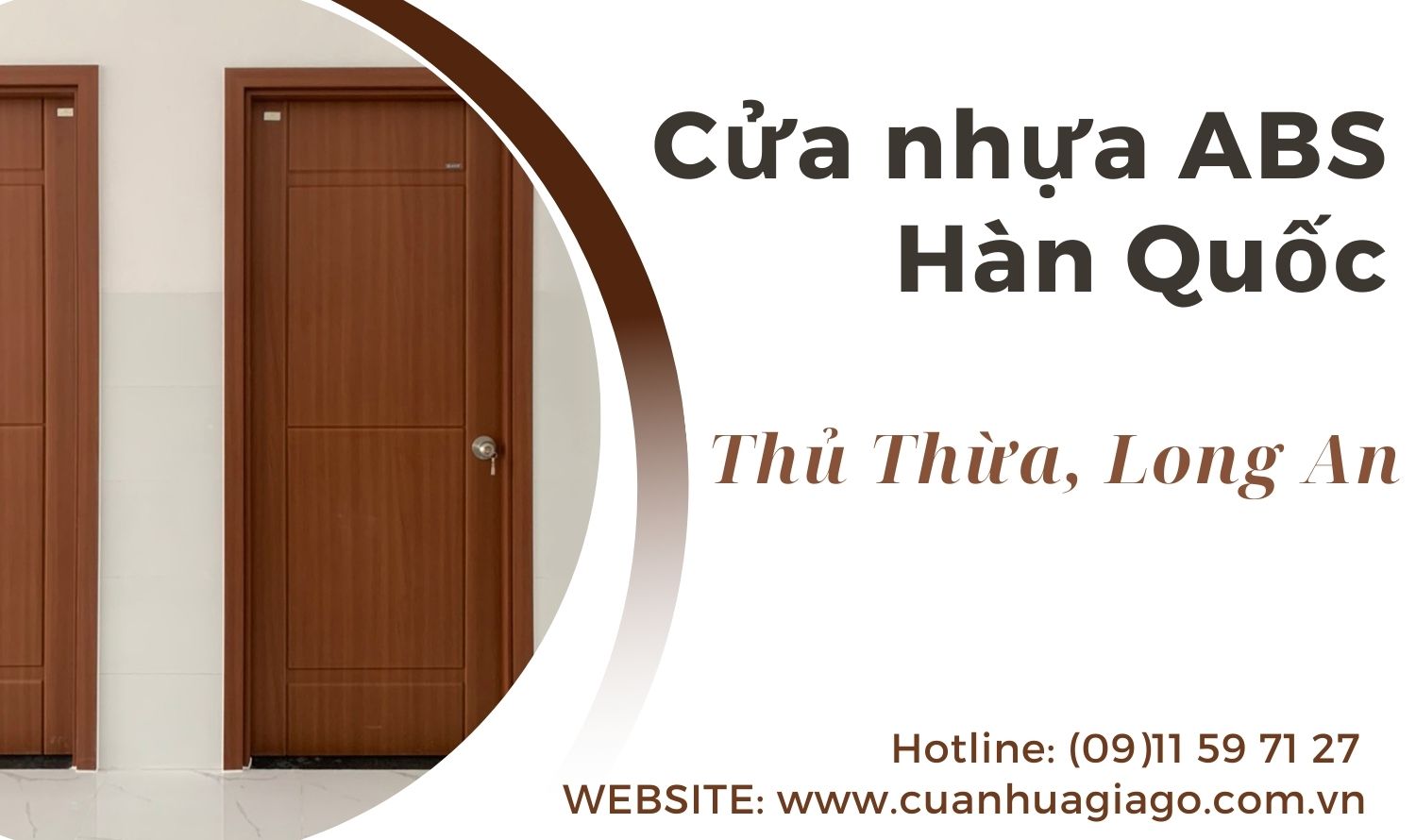 Giá cửa nhựa ABS Hàn Quốc tại Thủ Thừa, Long An