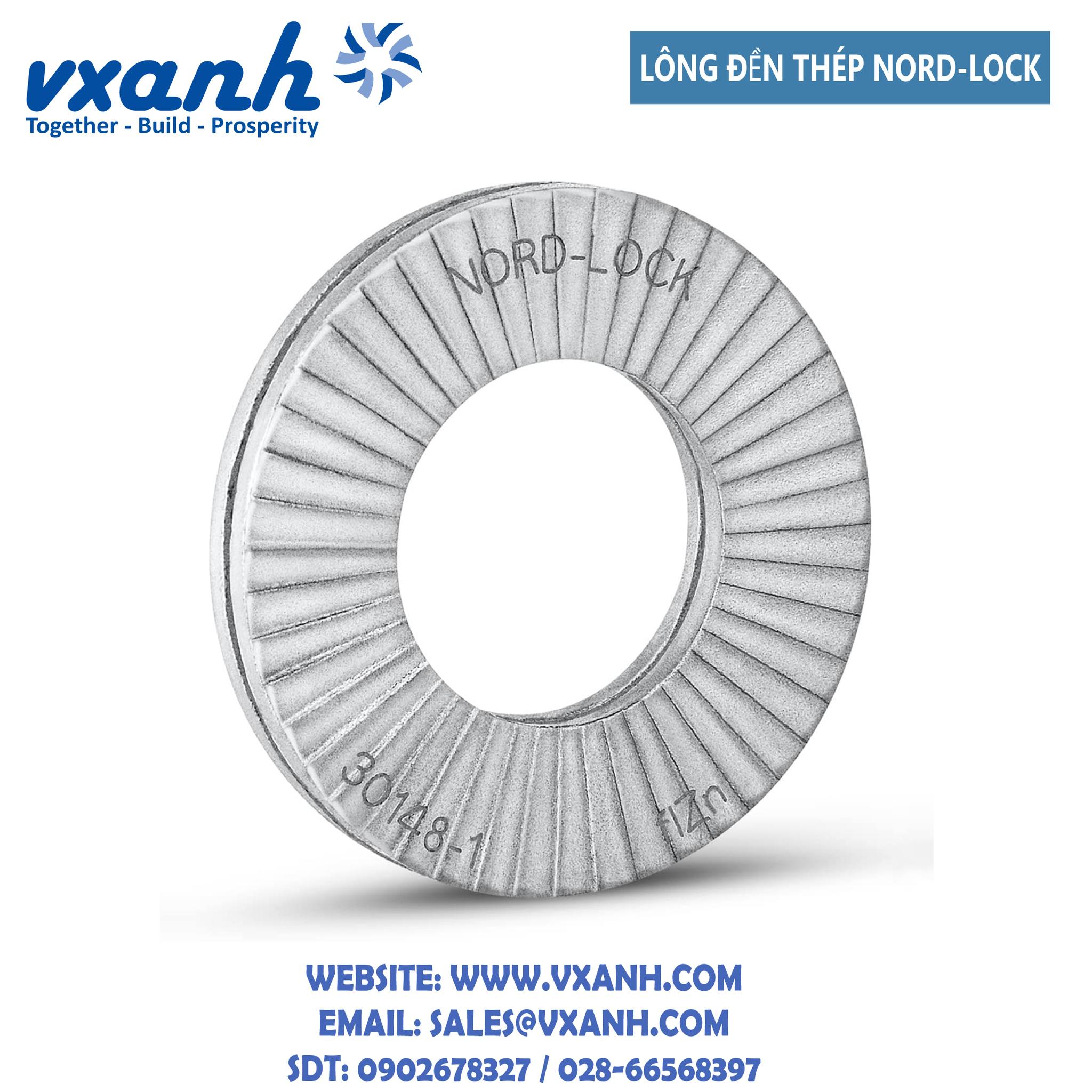 Lông đền khóa inox SS 316L Nord-Lock