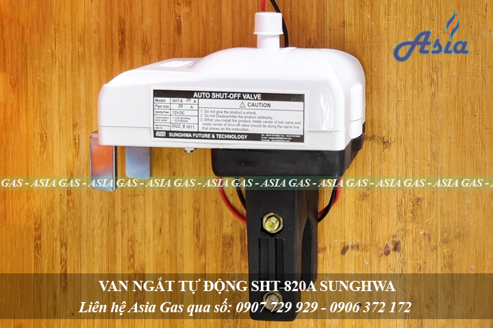 Van ngắt tự động SHT-820A 12V.DC