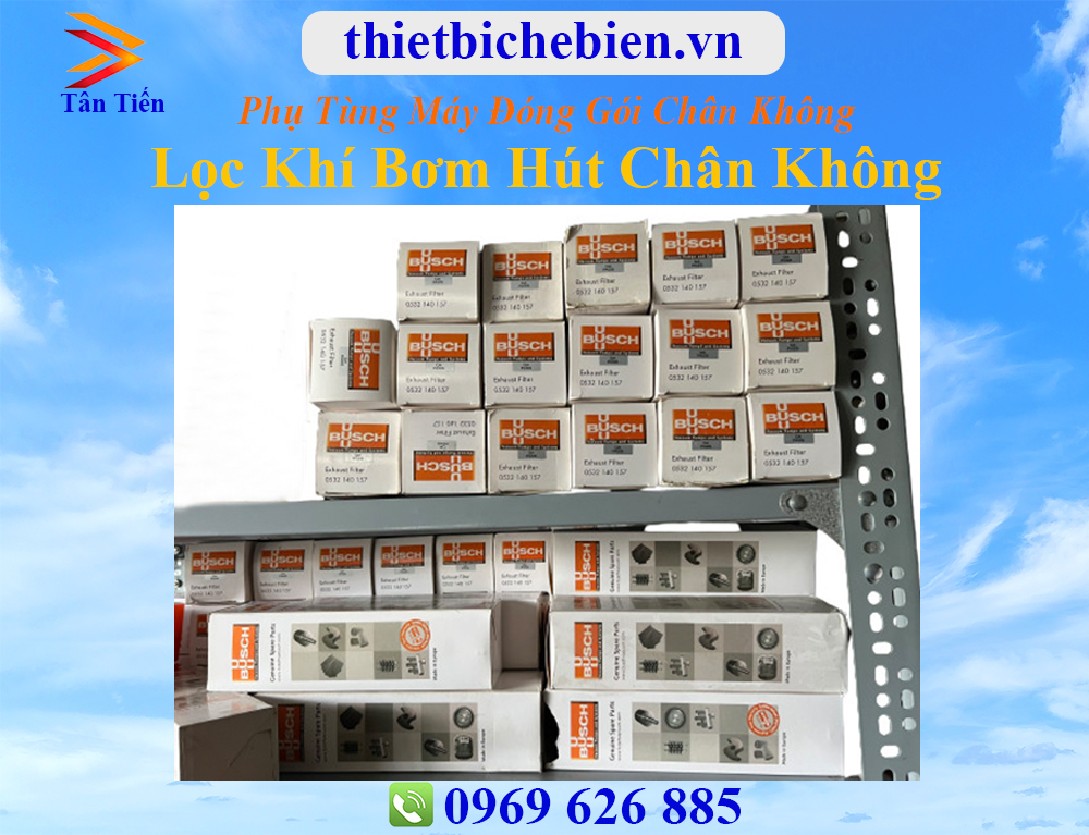 lọc khí bơm hút chân không busch