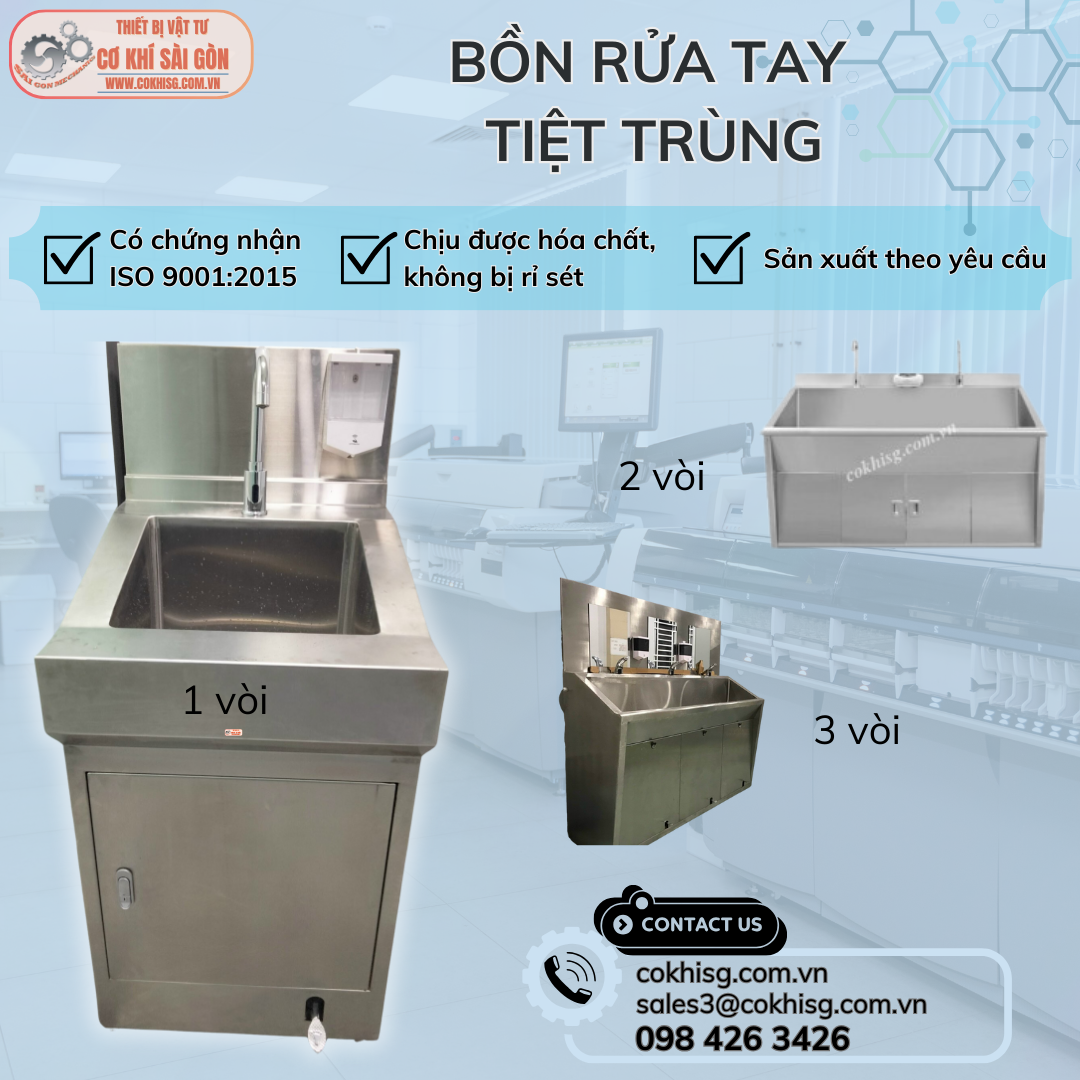 Bồn rửa tay tiệt trùng [CKSG]