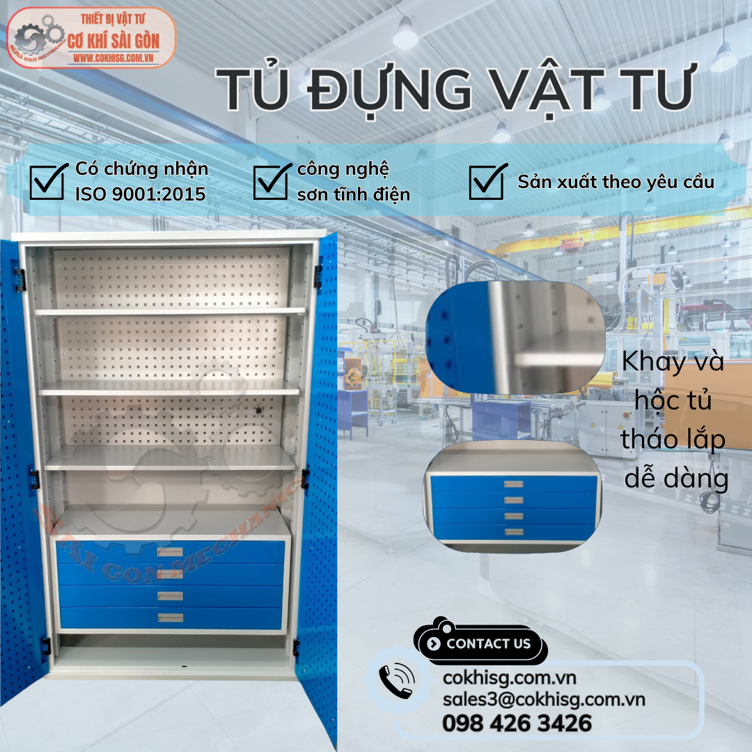 Tủ đựng dụng cụ vật tư