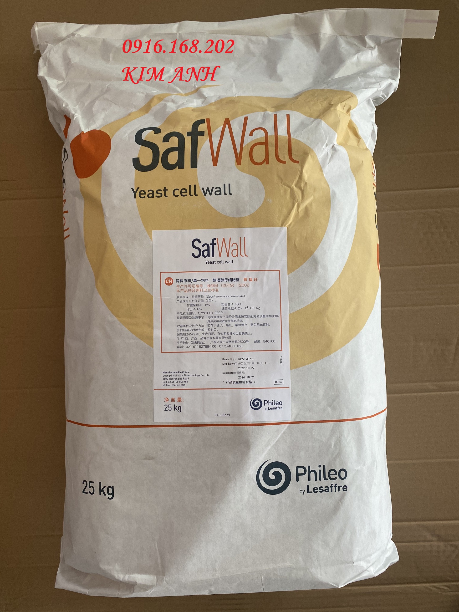 SAFWALL betaglucan dùng trong thủy sản cho tôm cá