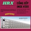 Cửa cổng xếp Inox 201 - Mã SP: G323 dài 1m (Không bao gồm tủ máy motor)