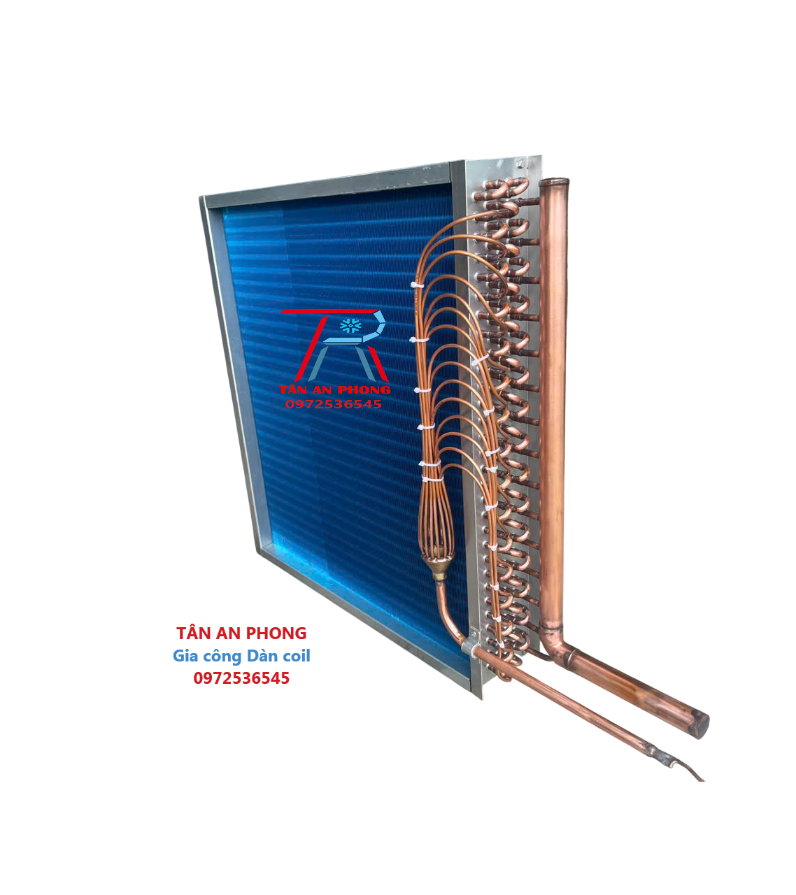 GIA CÔNG  DÀN COIL AHU - COIL FCU - STEAM COIL - COIL CHILLER THEO YÊU CẦU