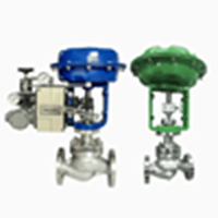 Electro-Pneumatic Cage Globe Control Valves, Carbon Steel