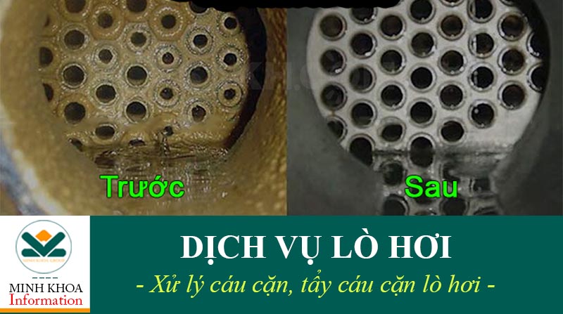 Dịch vụ tẩy rửa cáu cặn lò hơi, vệ sinh lò hơi, tẩy rửa lò hơi tại Minh Khoa Group