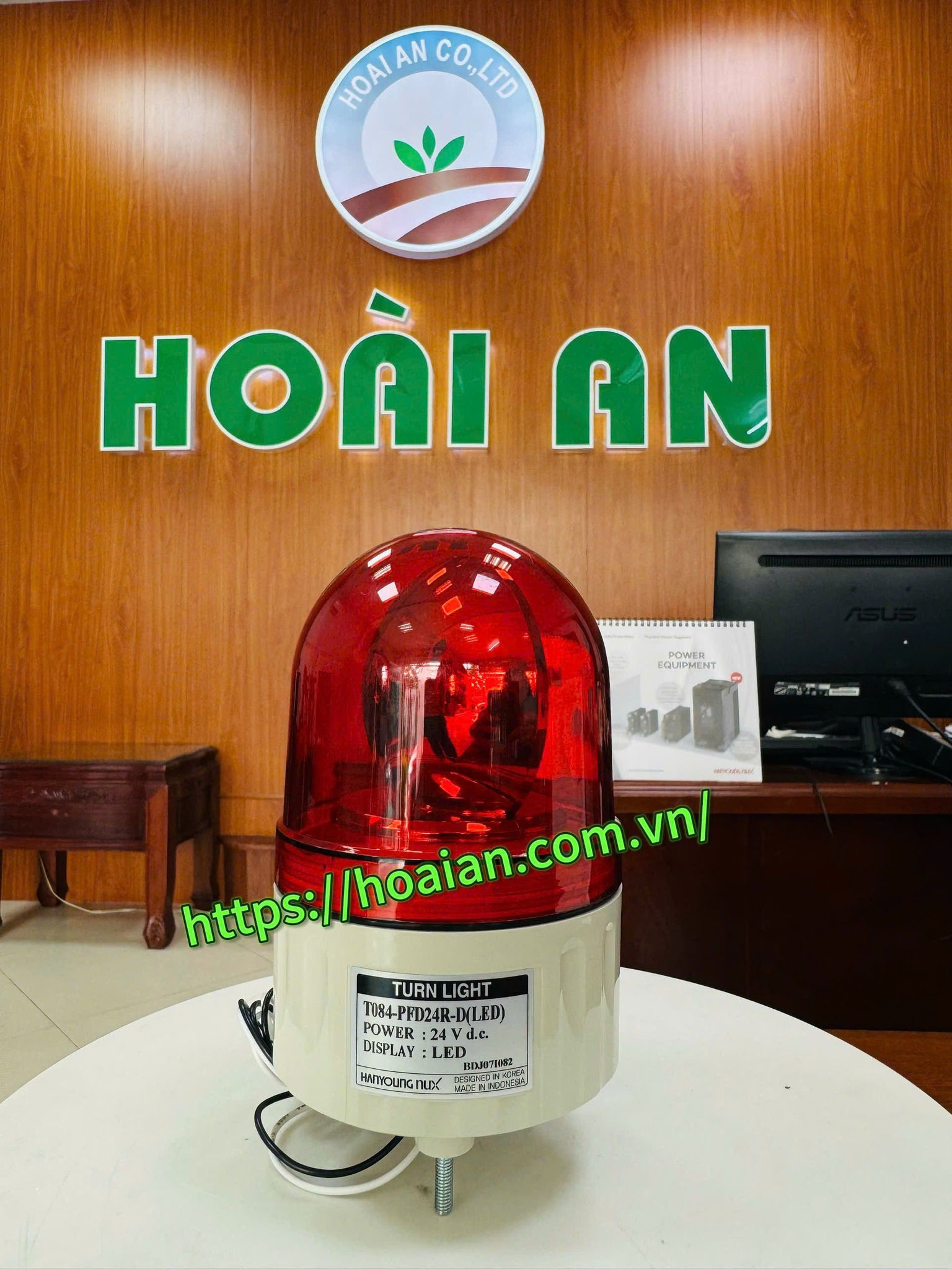 AVGB (ĐÈN XOAY P145X500NO) RED-AC220V ( HÀNG CÓ SẴN)