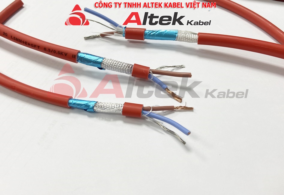 Cáp chống cháy chống nhiễu 2x1.0 IEC60331