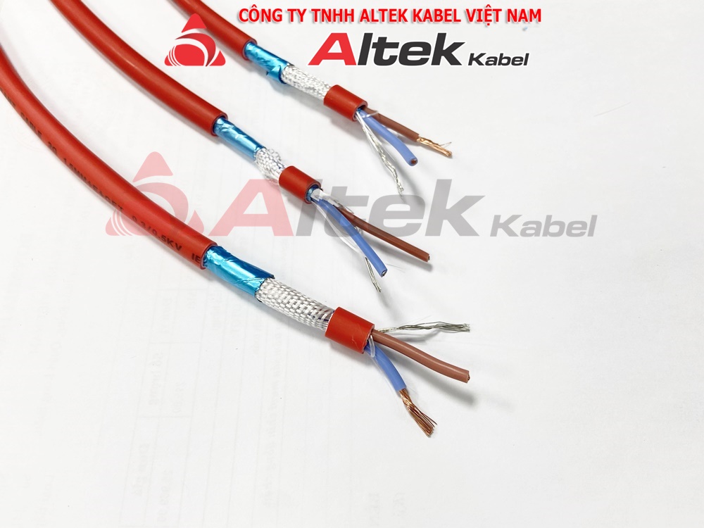 Cáp chống cháy chống nhiễu 2x1.5 Altek Kabel