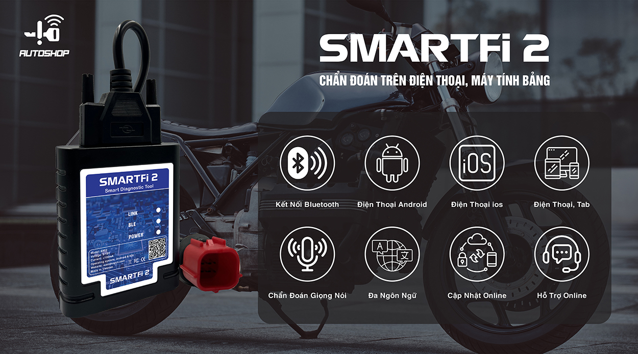 Thiết bị dò lỗi xe máy SMART FI2