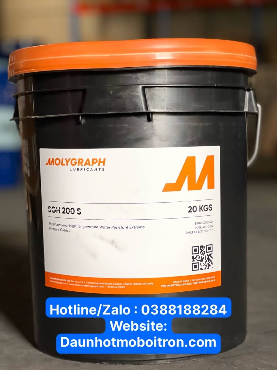 Mỡ Chịu Nhiệt Molygraph SGH 200S - LH : 0388188284