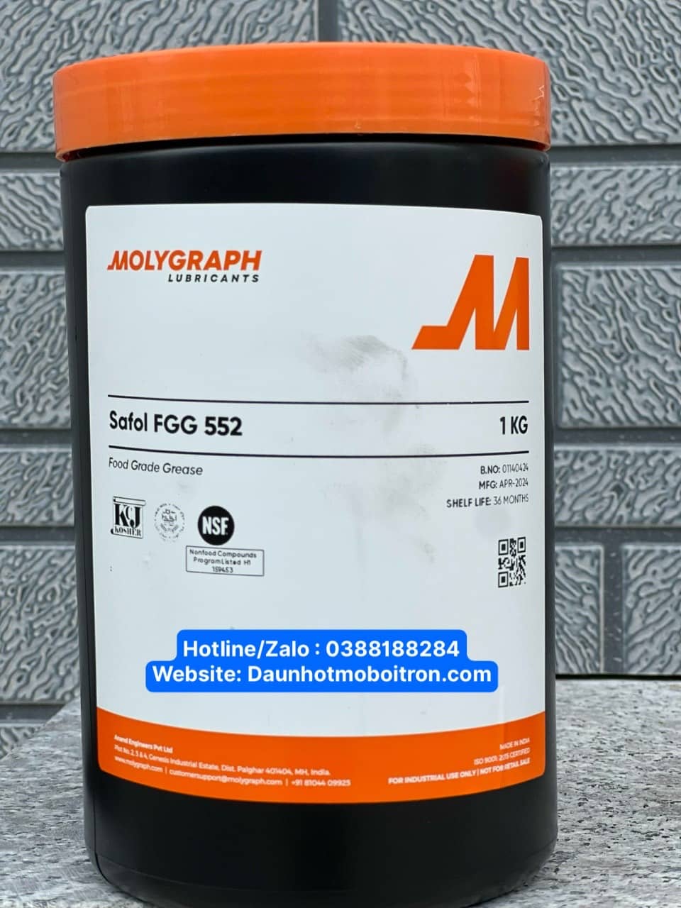 Mỡ Molygraph Safol FGG 552 - LH : 0388188284