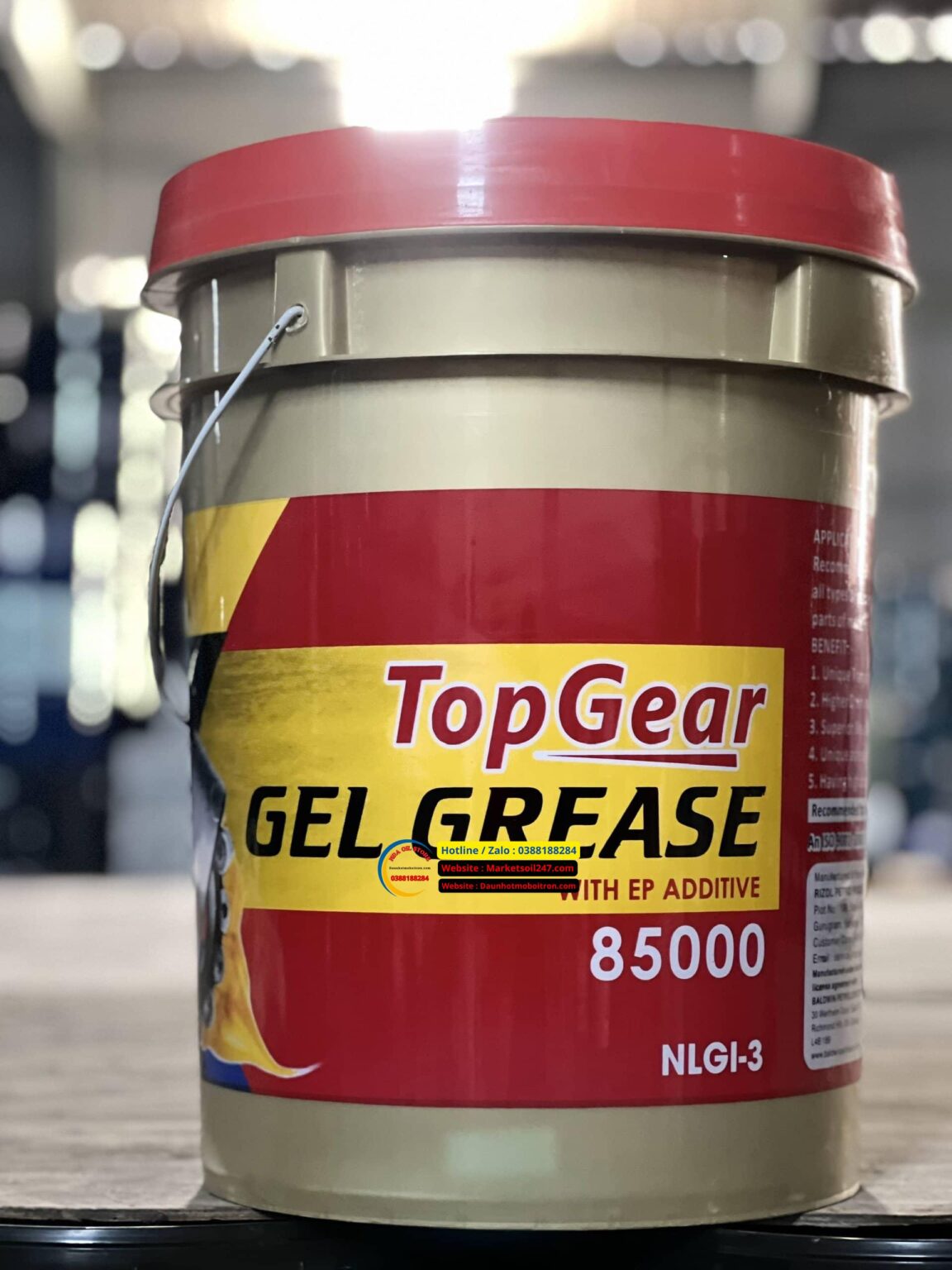 RIZOL TopGear Lithium Complex 240C Grease 8500 - LH : 0388188284 Hoặc Marketsoil247.com