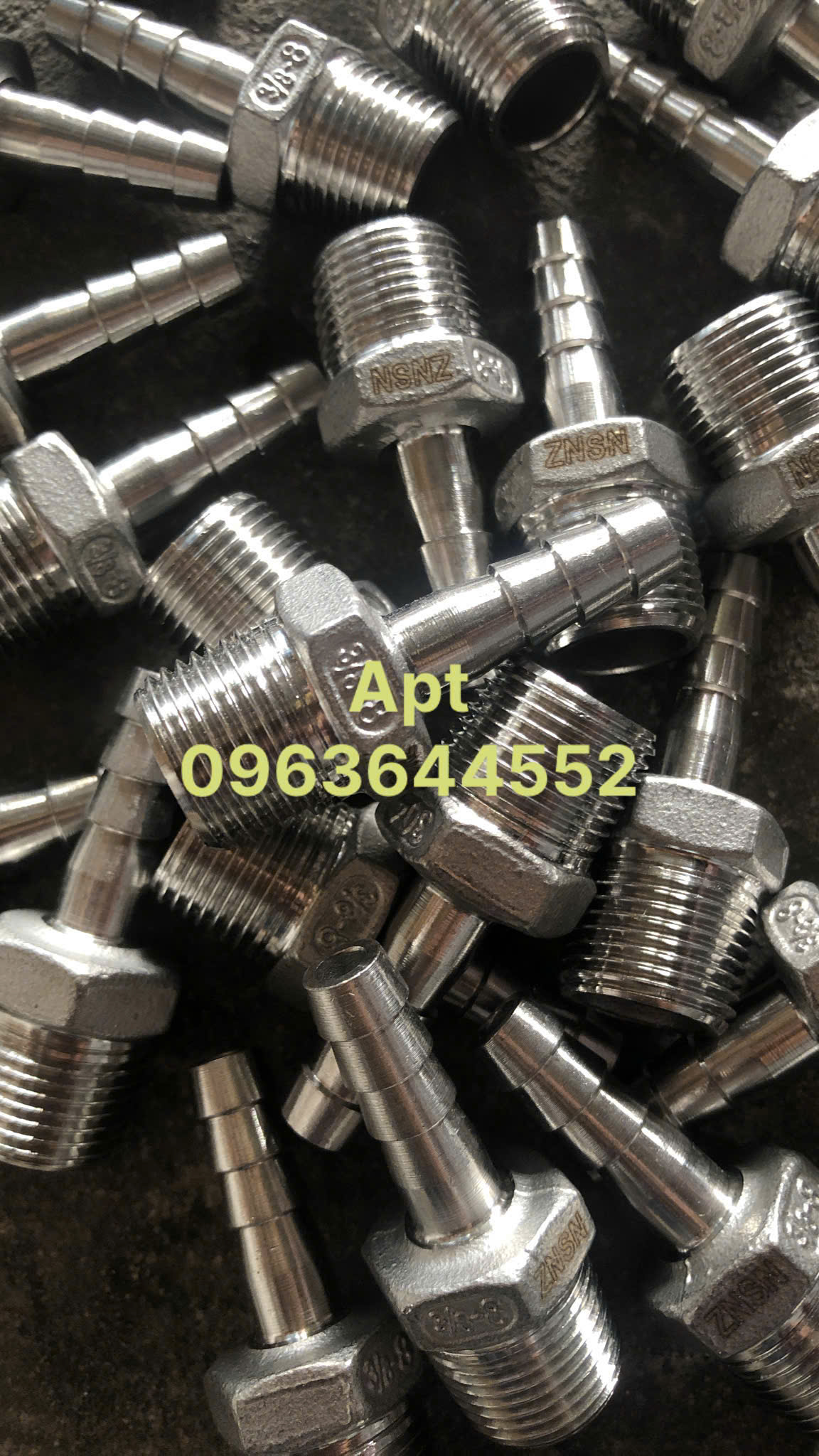 Đầu ren đầu đuôi chuột inox 304