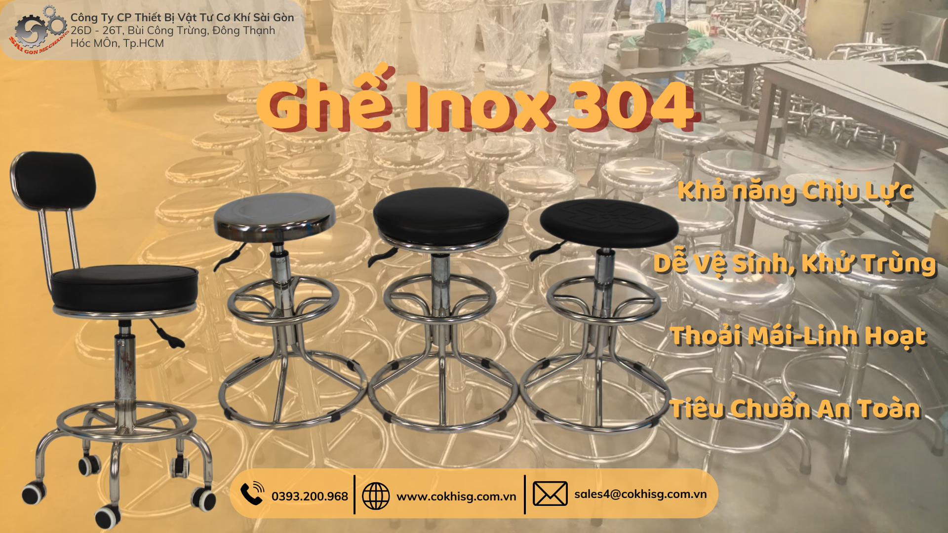 Ghế Inox Cho Phòng Thí Nghiệm: Vật Tư Cần Thiết Cho Mọi Phòng Thí Nghiệm, Xét Nghiệm