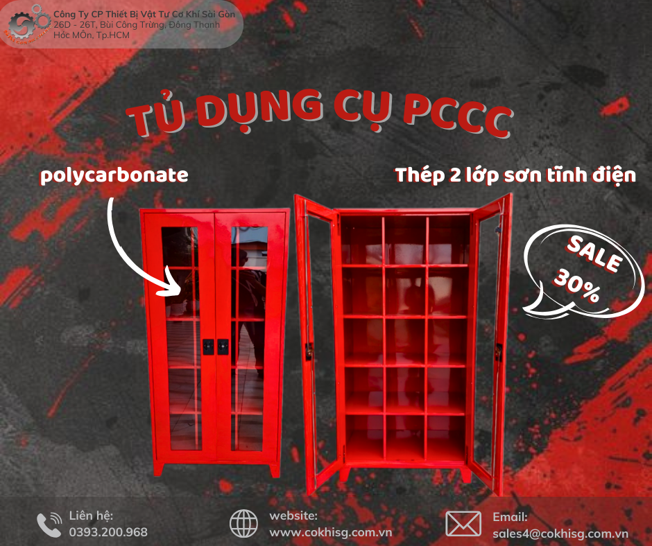 Tủ đựng dụng cụ PCCC